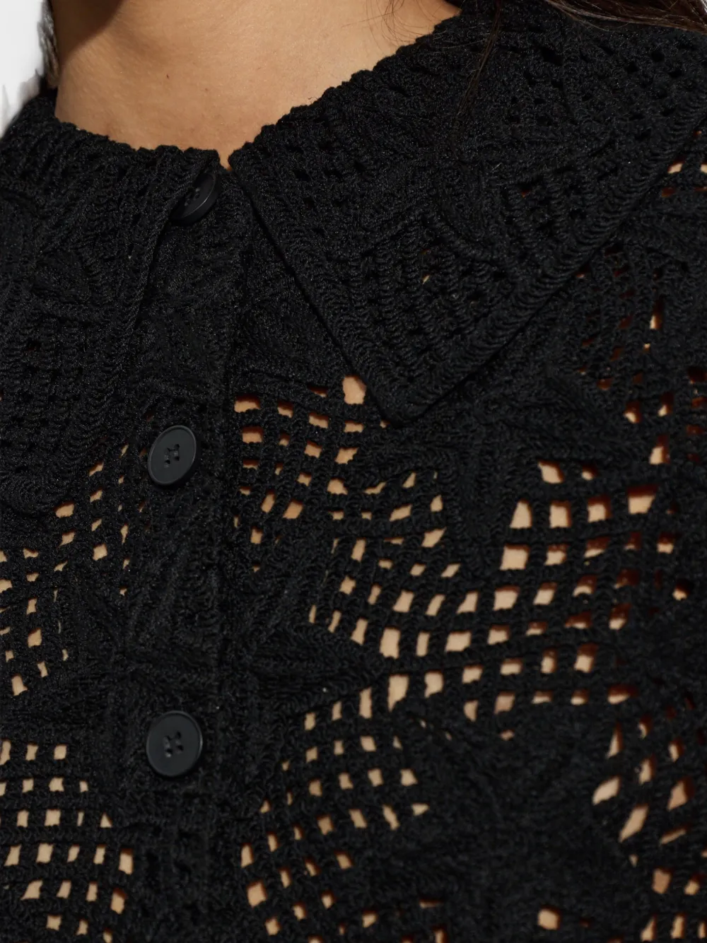 By Malene Birger Gwenevere gehaakt vest Zwart