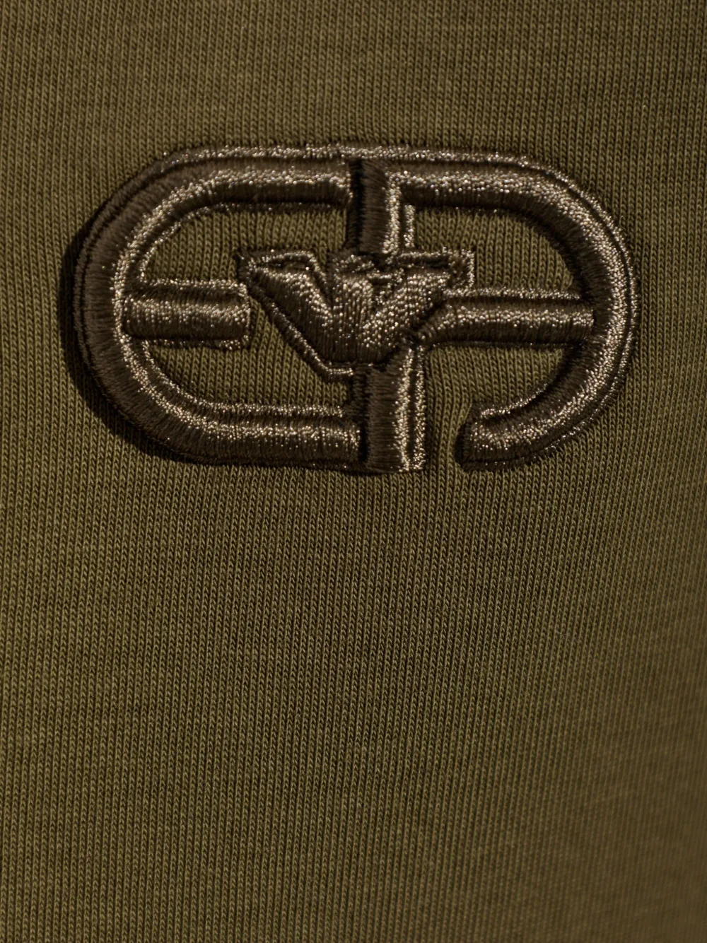 Emporio Armani Sweater met geborduurd logo Groen