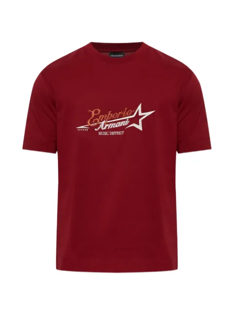 Emporio Armani playera con logo bordado