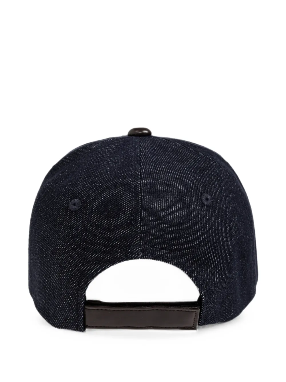 Emporio Armani Honkbalpet met geborduurd monogram Blauw