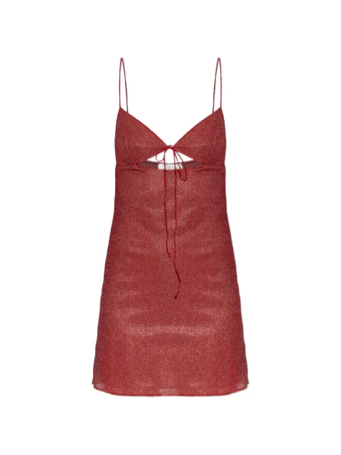 Oséree V-neck cut-out mini dress
