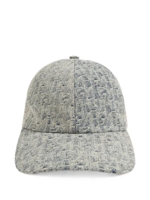 Emporio Armani gorra con monograma en jacquard