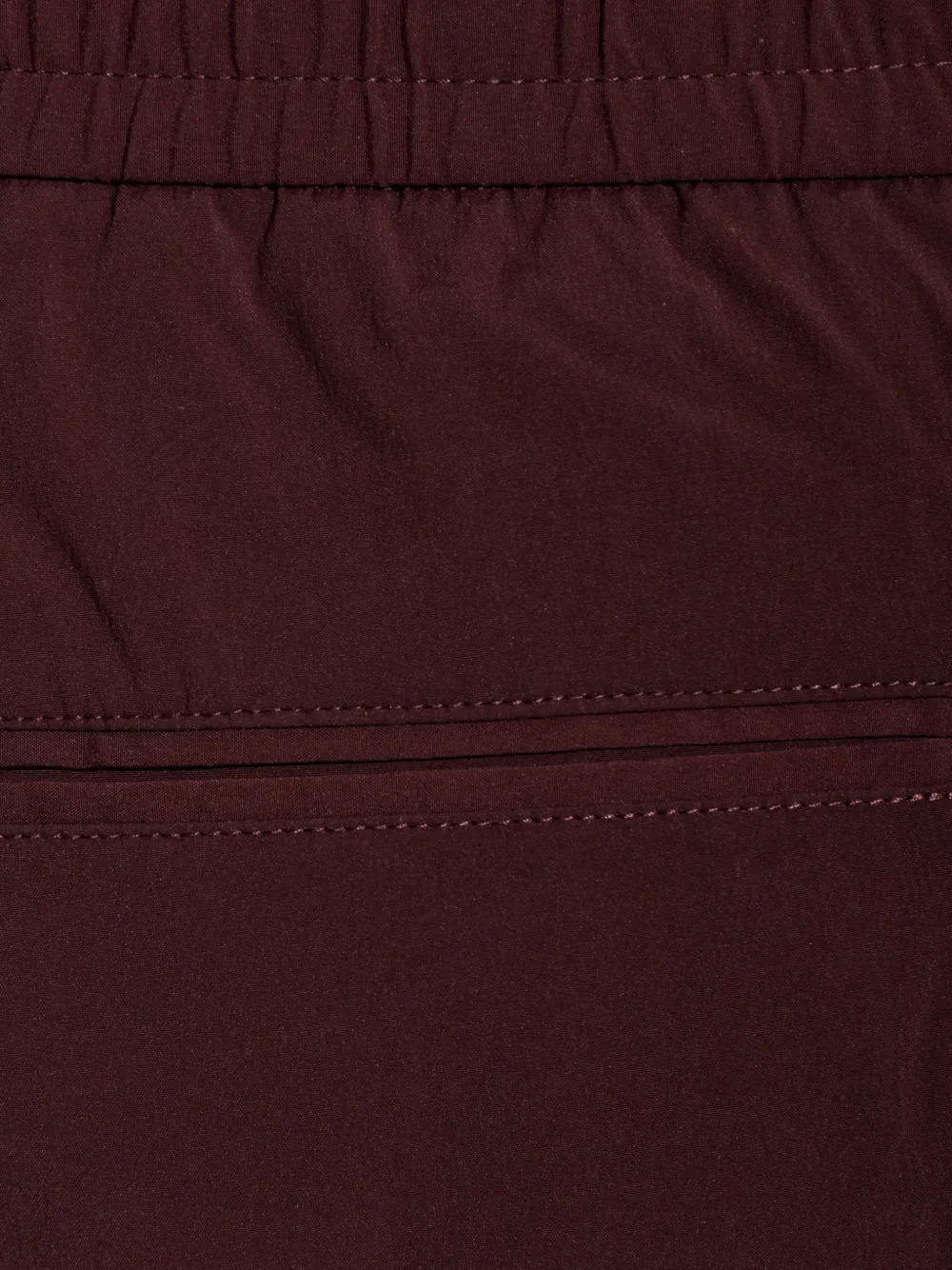 Emporio Armani Ruimvallende pantalon Rood