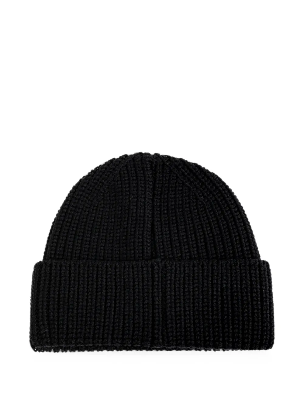 DSQUARED2 Heritage ribgebreide muts met logo-patch Zwart