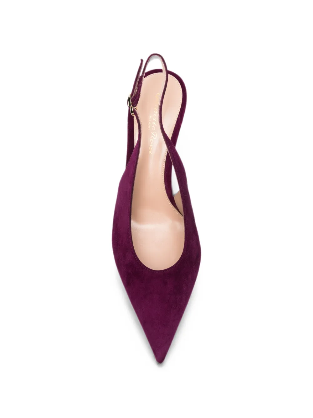 Gianvito Rossi Slingback pumps met puntige neus Paars