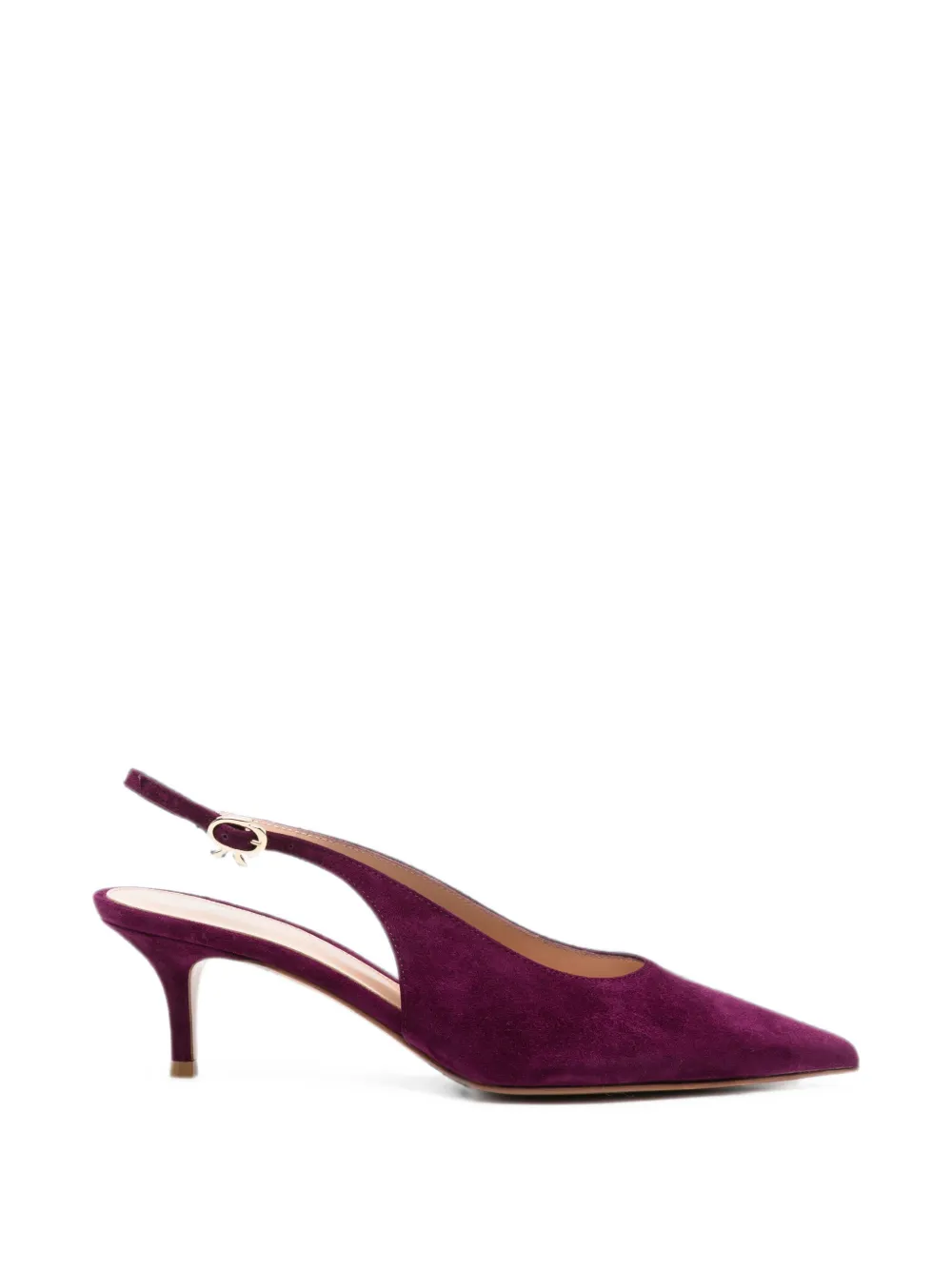 Gianvito Rossi Pumps a punta con cinturino posteriore - Viola