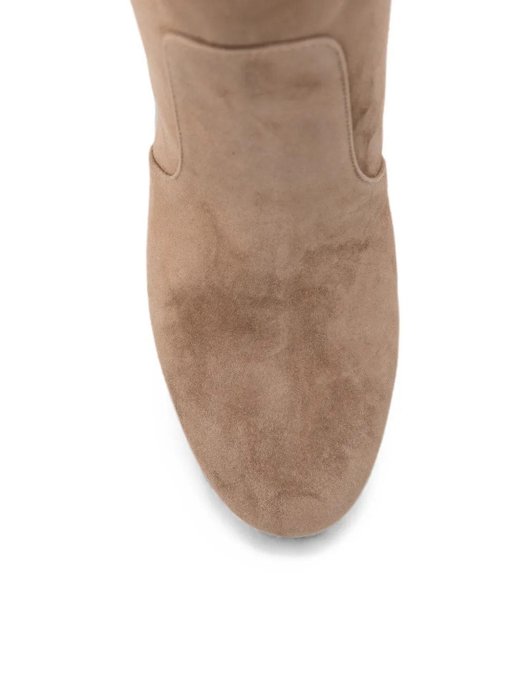 Gianvito Rossi Overknee laarzen met blokhak Beige