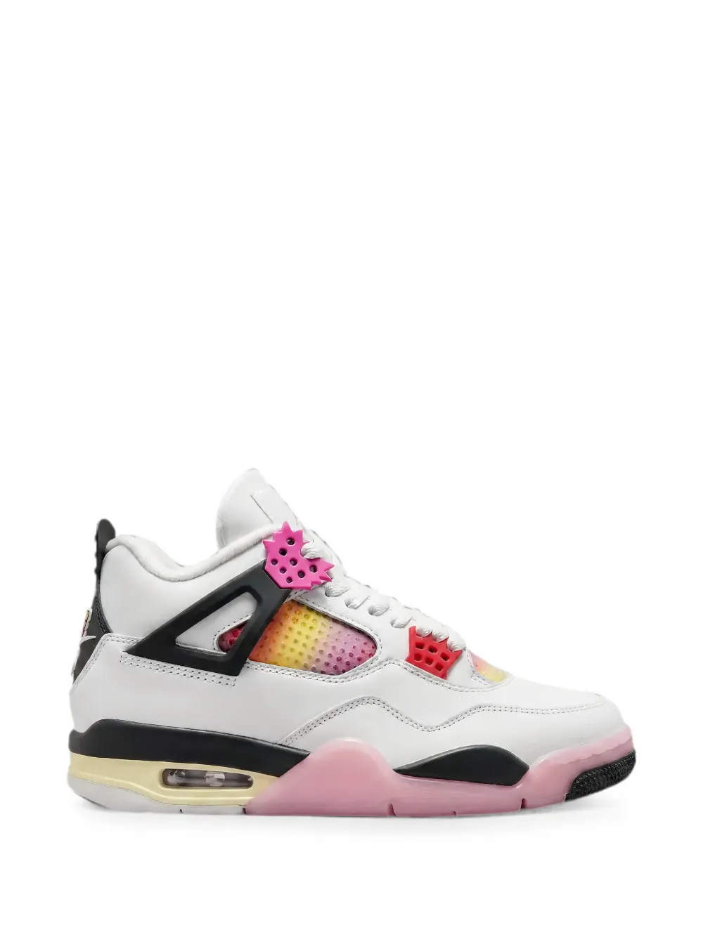 Nike Air Jordan 4 Retro lace-up sneakers Wit