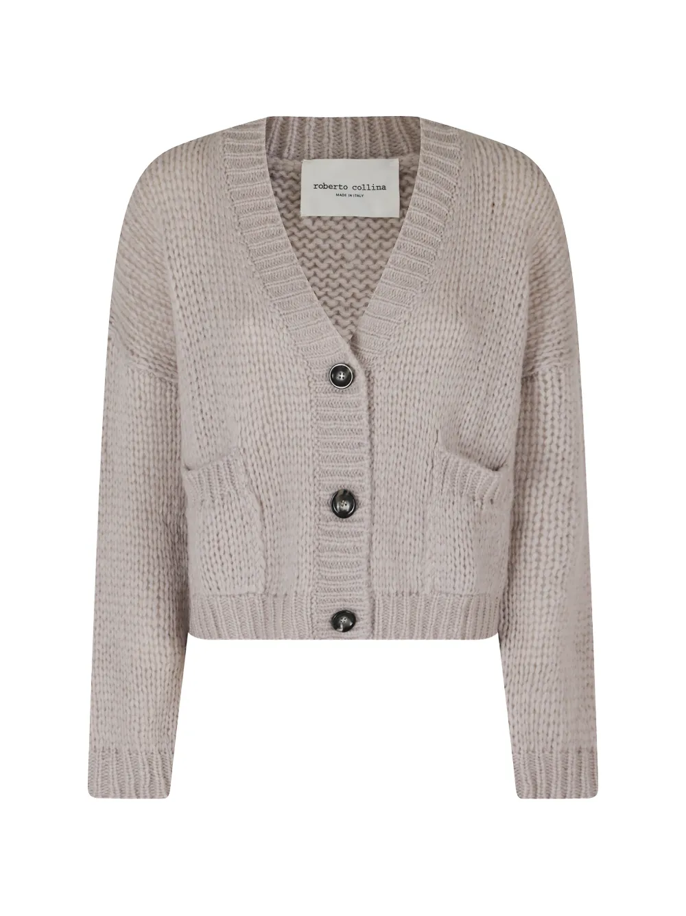Roberto Collina chunky-knit button-up cardigan - Toni neutri