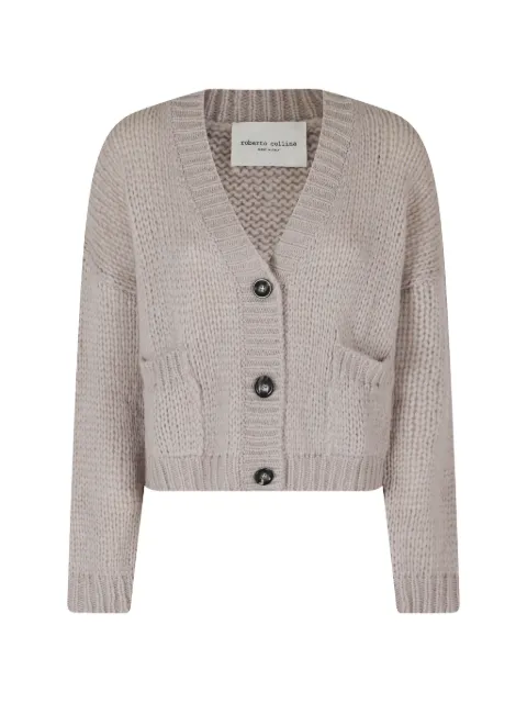 Roberto Collina chunky-knit button-up cardigan