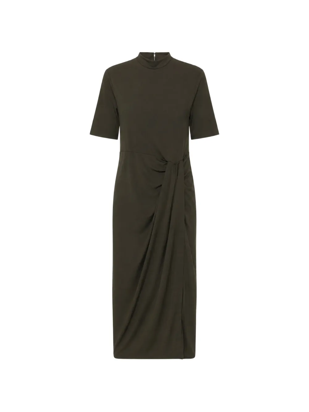 ROTATE BIRGER CHRISTENSEN draped midi dress - Verde