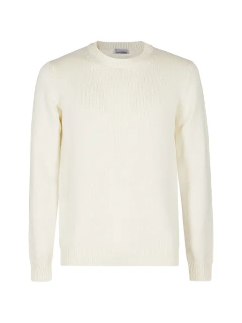 Roberto Collina Pullover mit geripptem Besatz