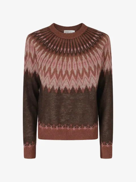 Roberto Collina jersey con motivo Fair Isle