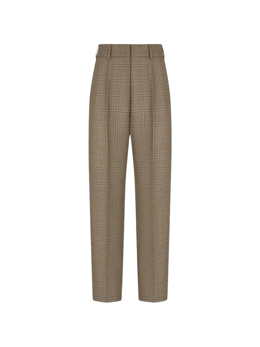 Blazé Milano Fox Saona check-pattern trousers - Toni neutri