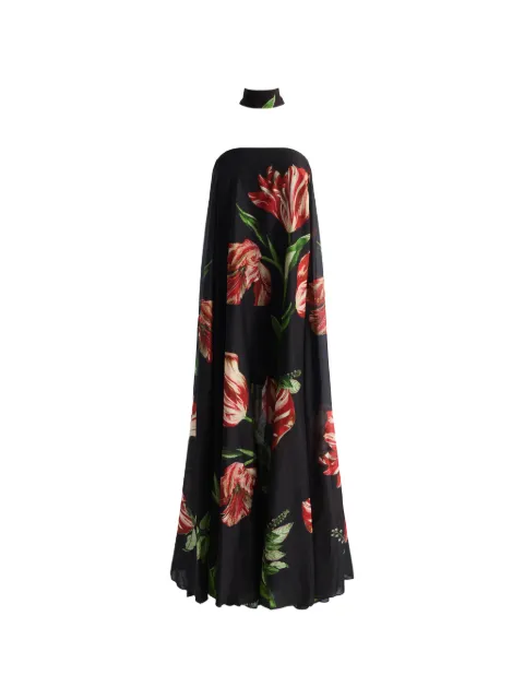 alice + olivia Marciela floral-print maxi dress