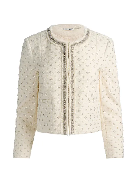 alice + olivia Thomasina tweed jacket
