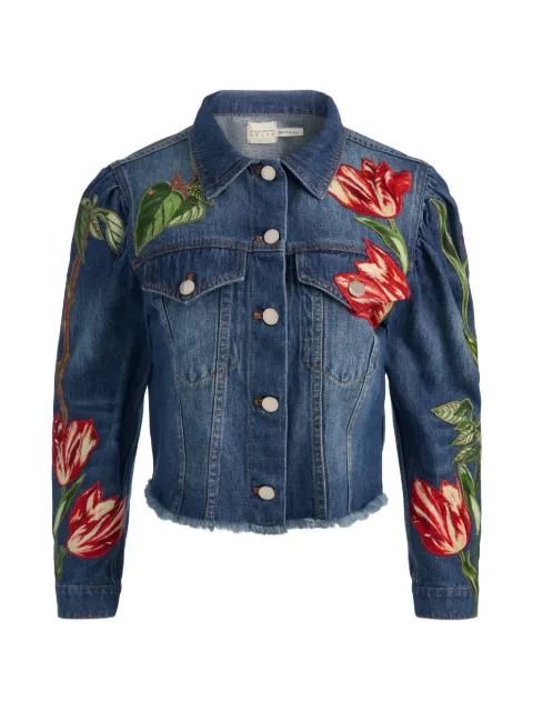 alice + olivia Elijah denim jacket