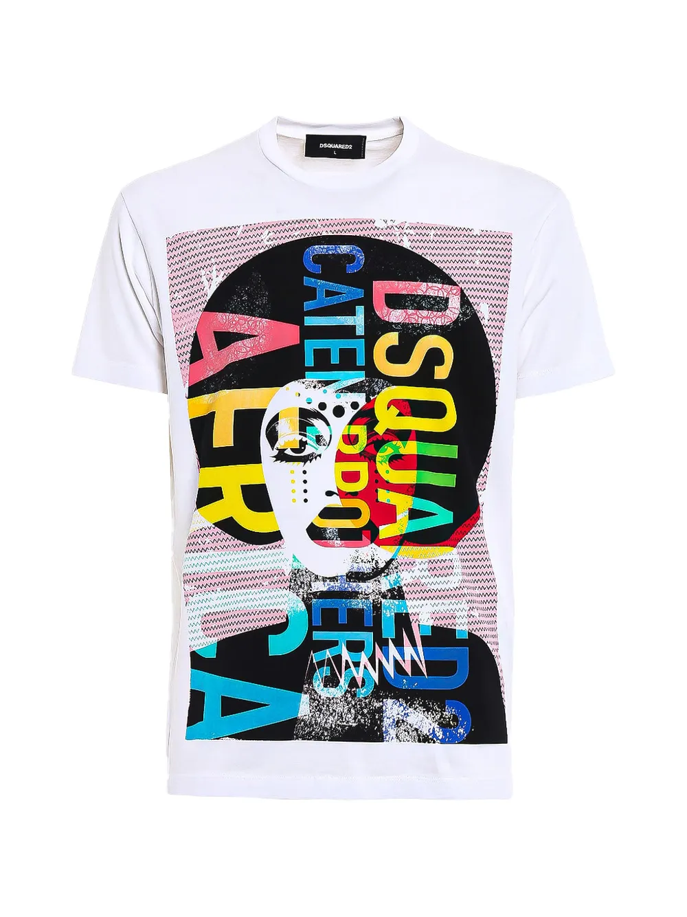 DSQUARED2 graphic-print T-shirt - Bianco