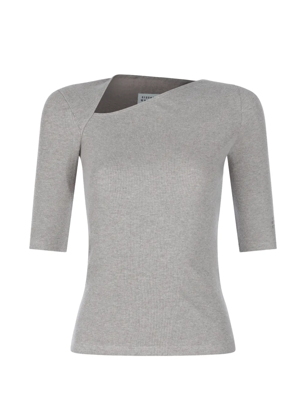 MM6 Maison Margiela ribbed cut-out top - Nude
