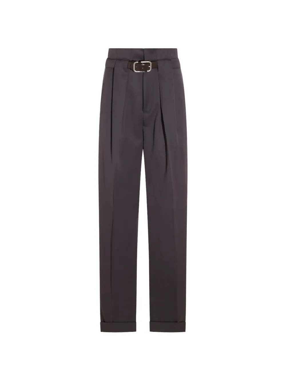 The Attico belted pleated trousers - Rosa