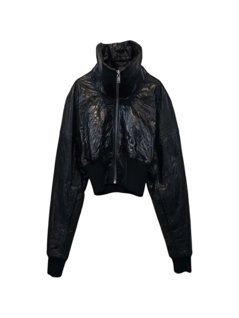 Rick Owens Draculight tunnel-neck cropped jacket