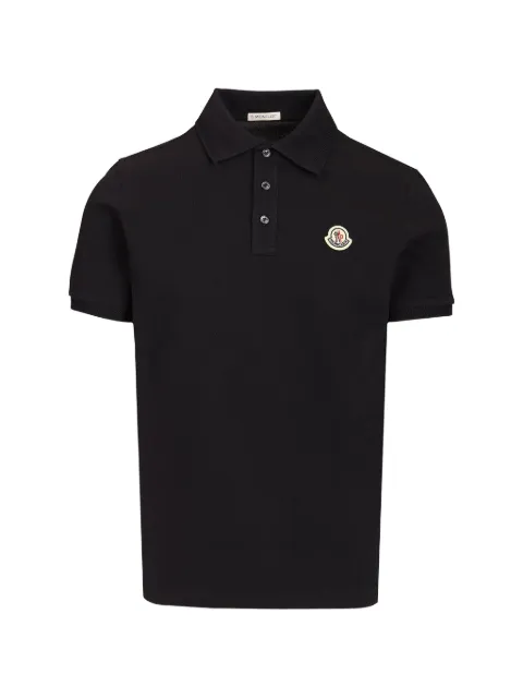 Moncler logo-patch polo shirt