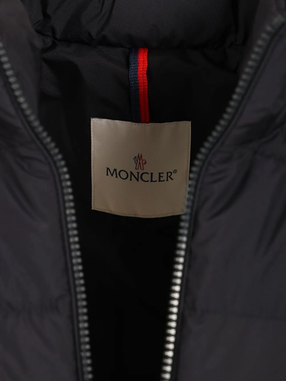 Moncler Baudinet kort donsjack Blauw