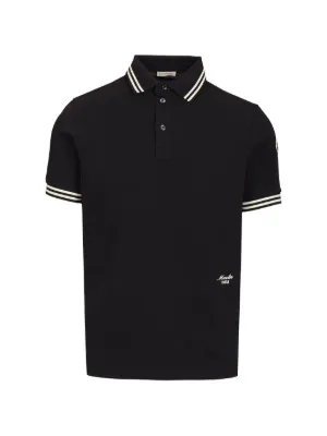 Moncler ダブル ロゴパッチ Tシャツ | ブラック | FARFETCH JP