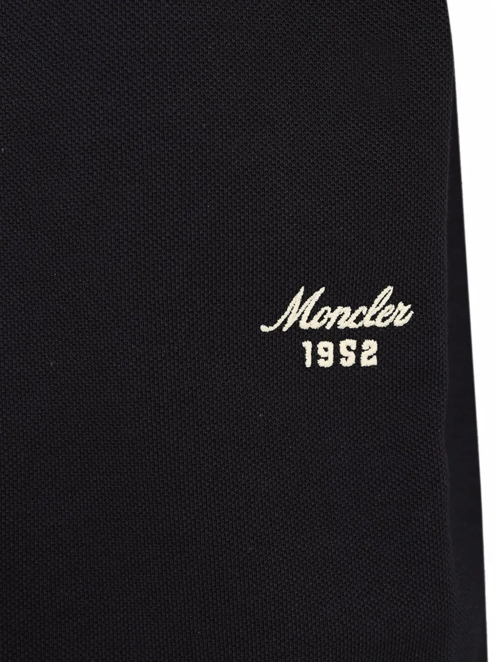 Moncler Poloshirt met logopatch Zwart
