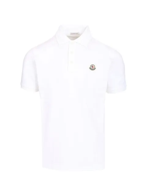 Moncler logo-patch polo shirt