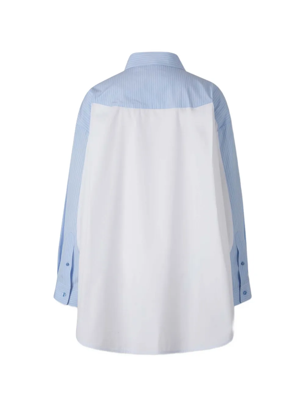 Off-White Blouse met geborduurd logo Blauw