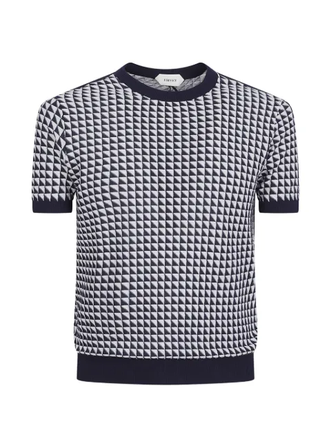 Versace geometric-pattern T-shirt