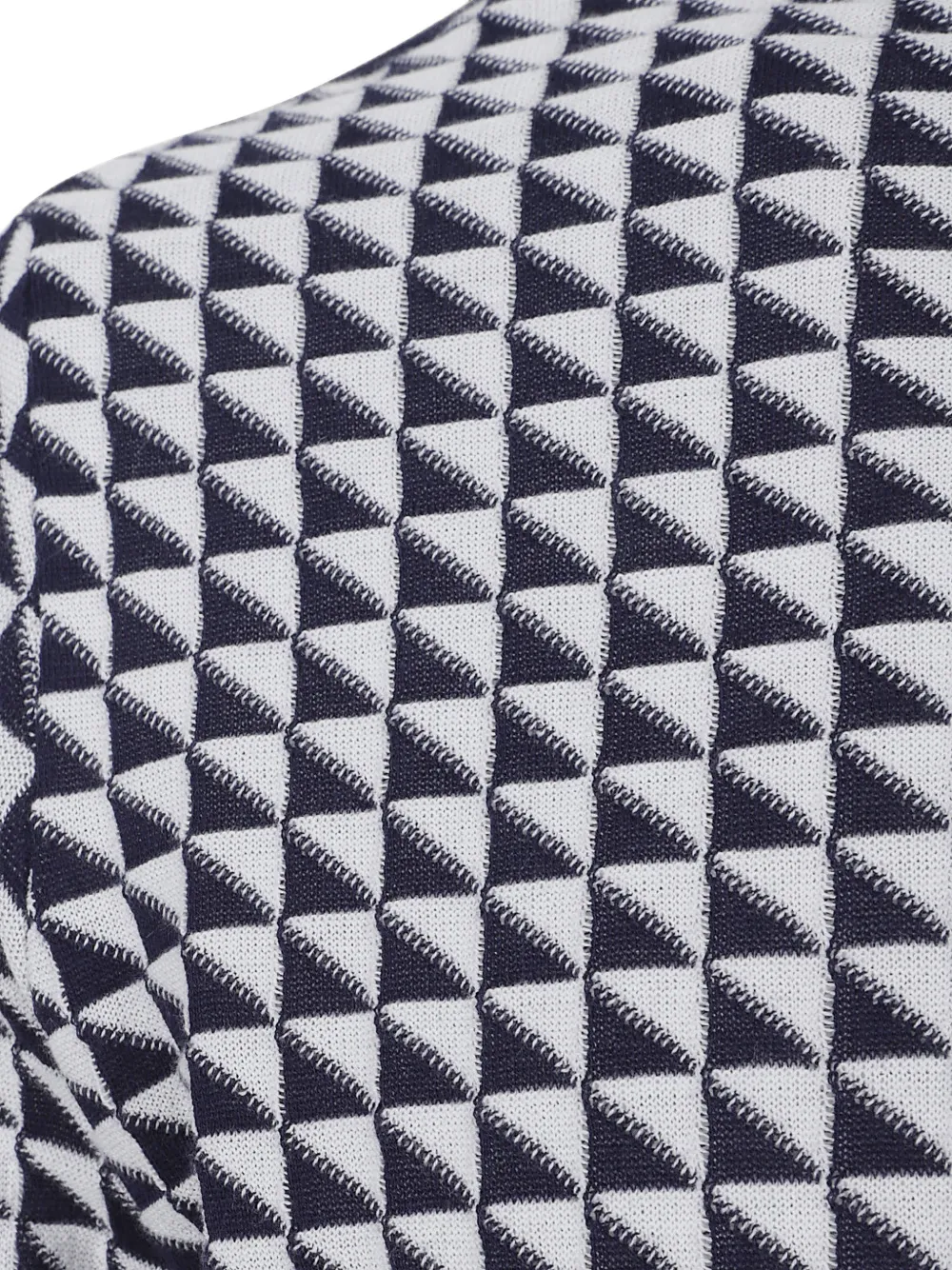 Versace T-shirt met geometrisch patroon Wit