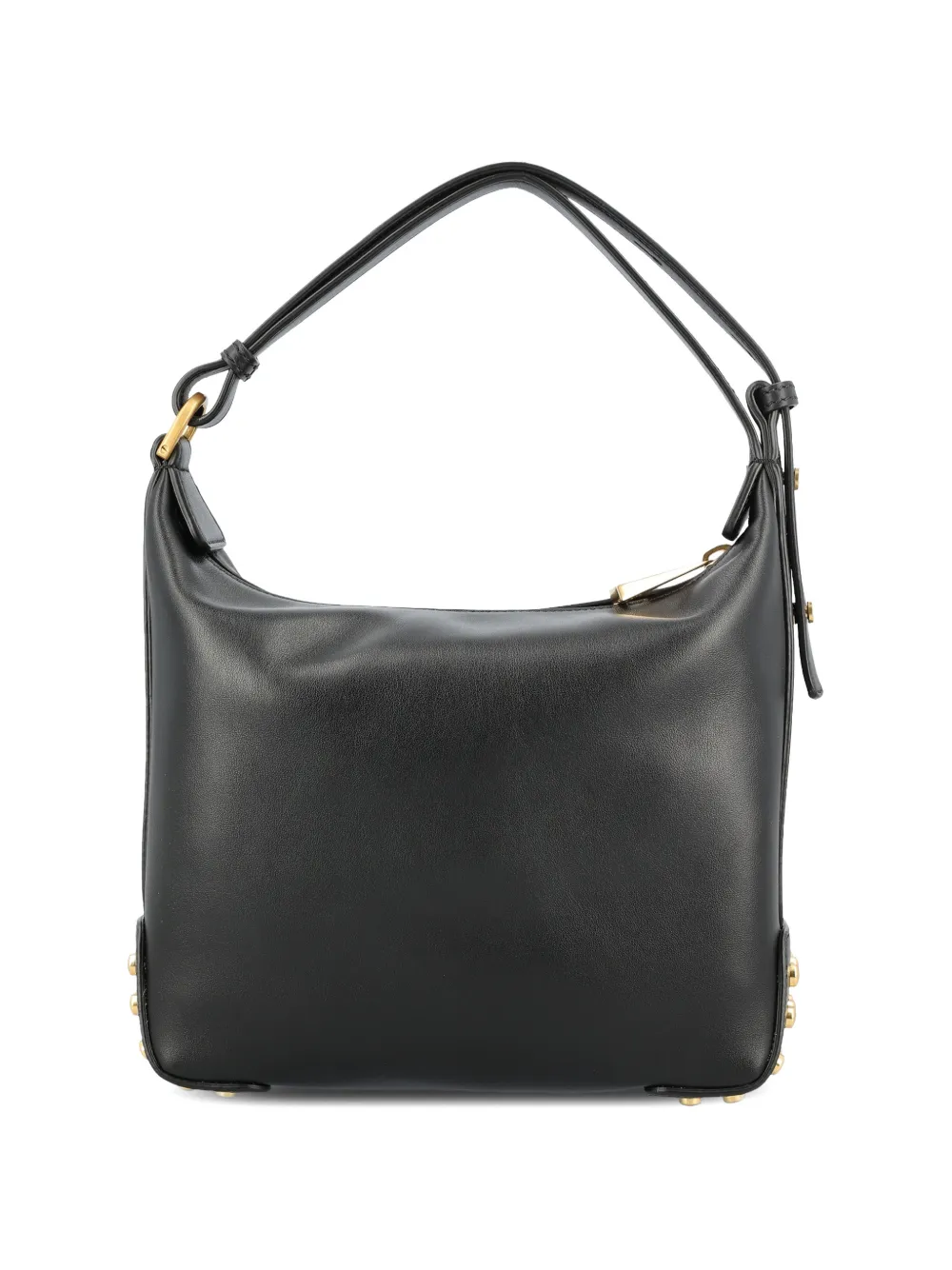 Tod's Leren shopper verfraaid met studs Zwart