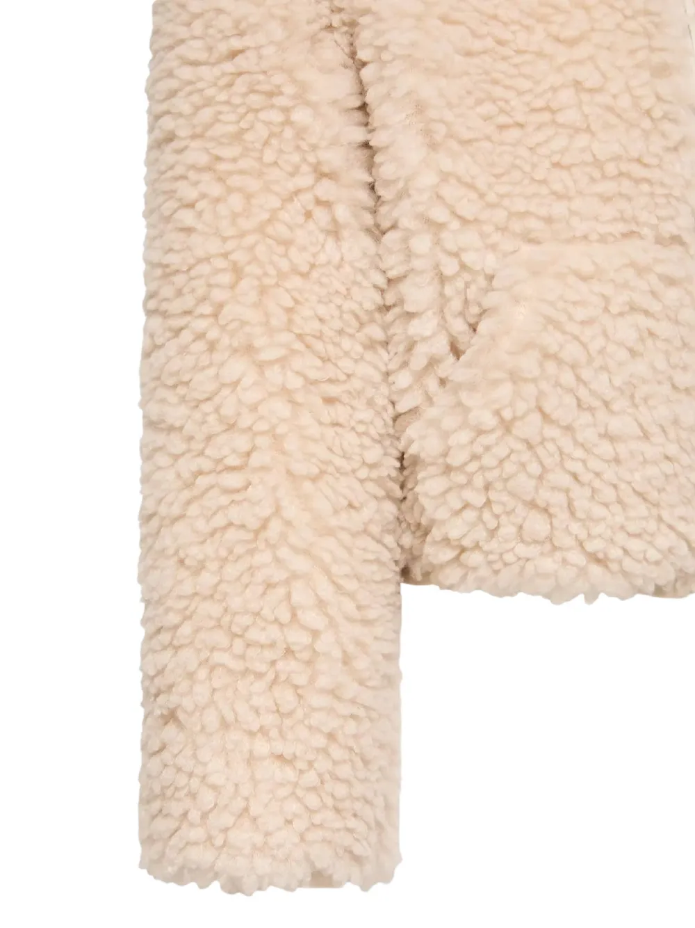 Moncler Enfant Teddy sweater met rits Beige