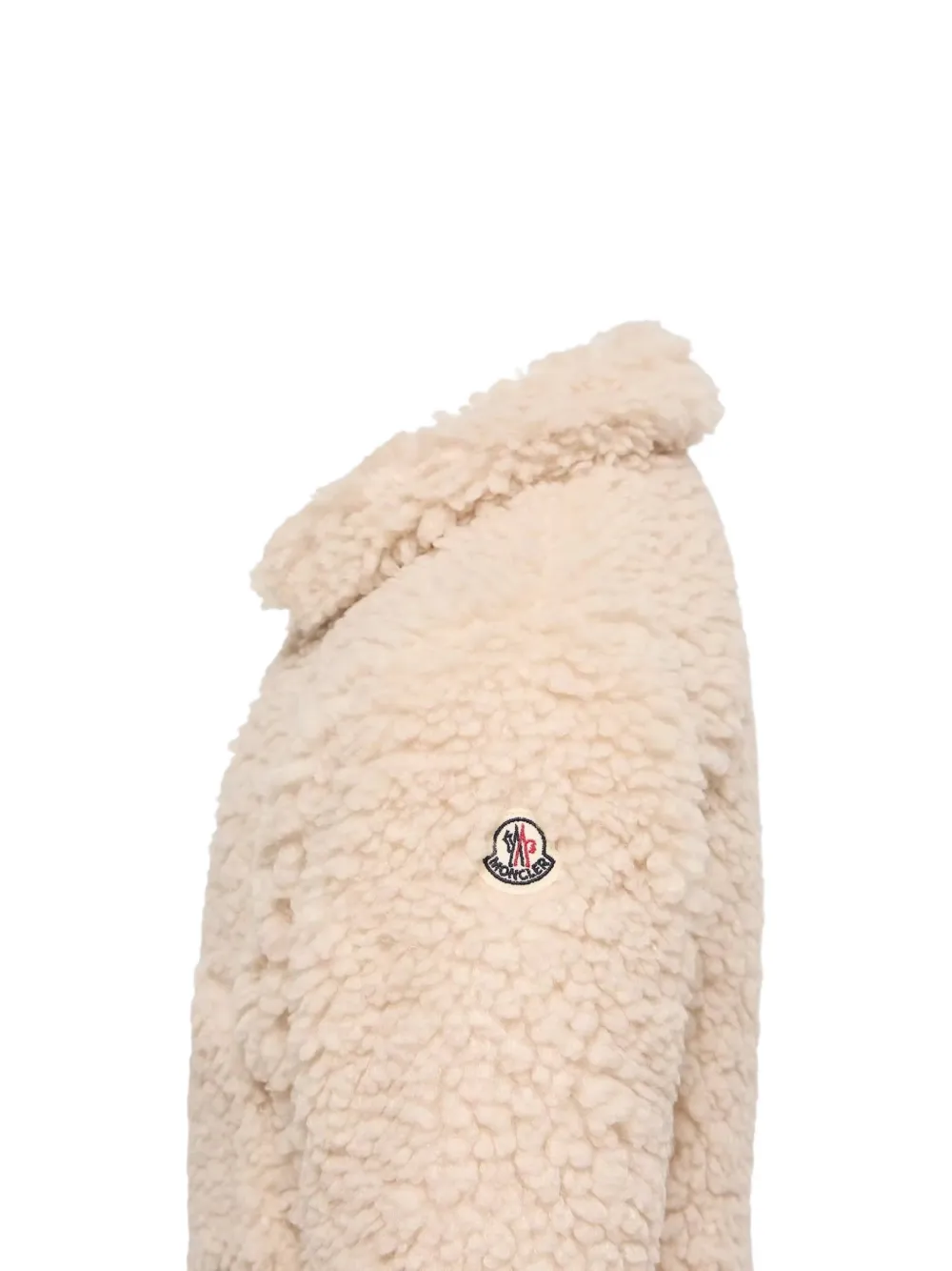Moncler Enfant Teddy sweater met rits Beige