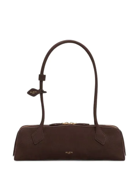 Alaïa nubuck leather shoulder bag