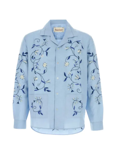 Baziszt Lotus embroidered shirt