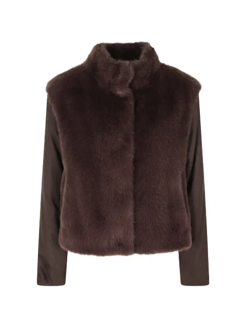 Herno faux-fur panelled JACKET