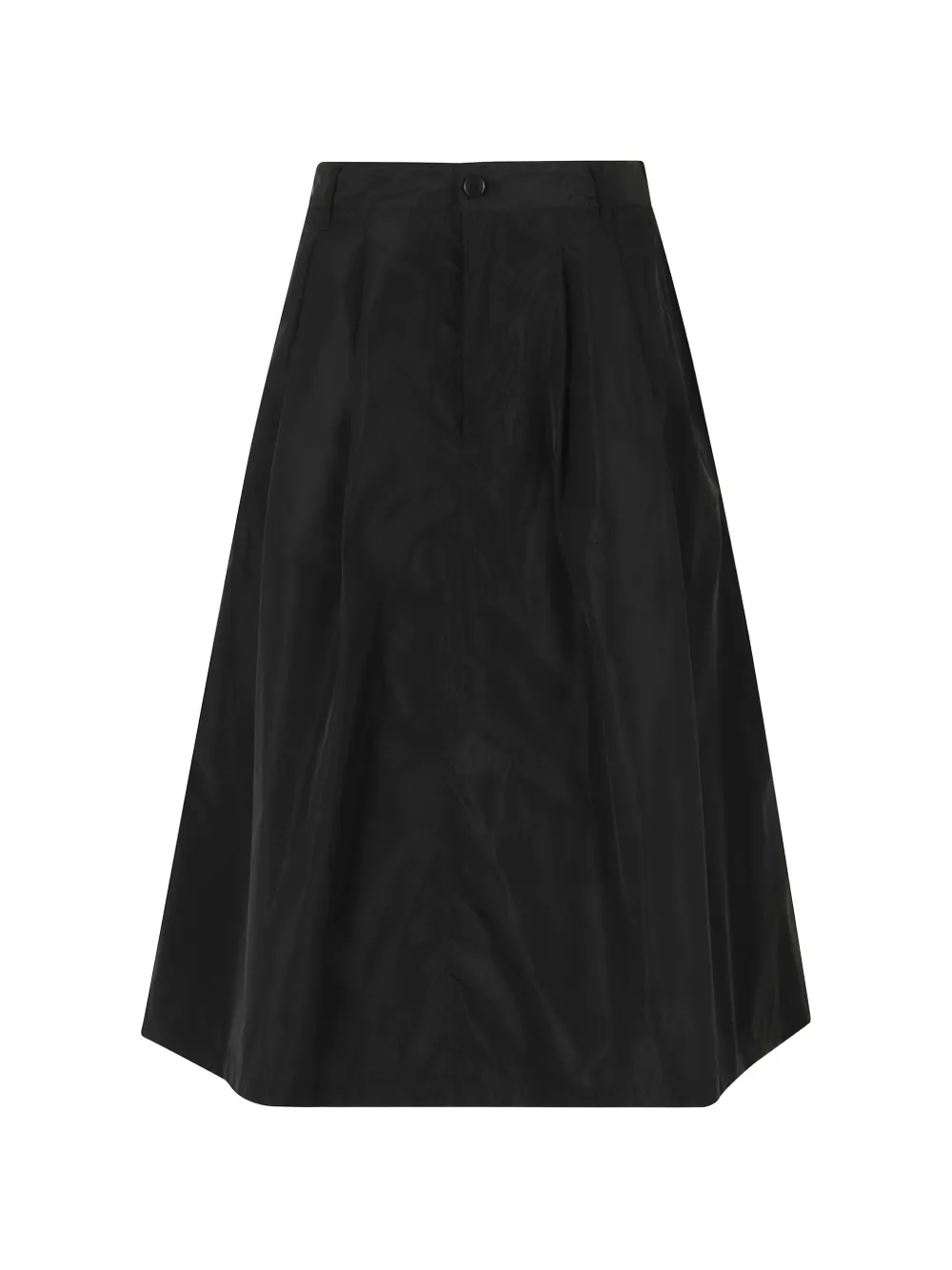 ASPESI pleated A-line midi skirt - Schwarz