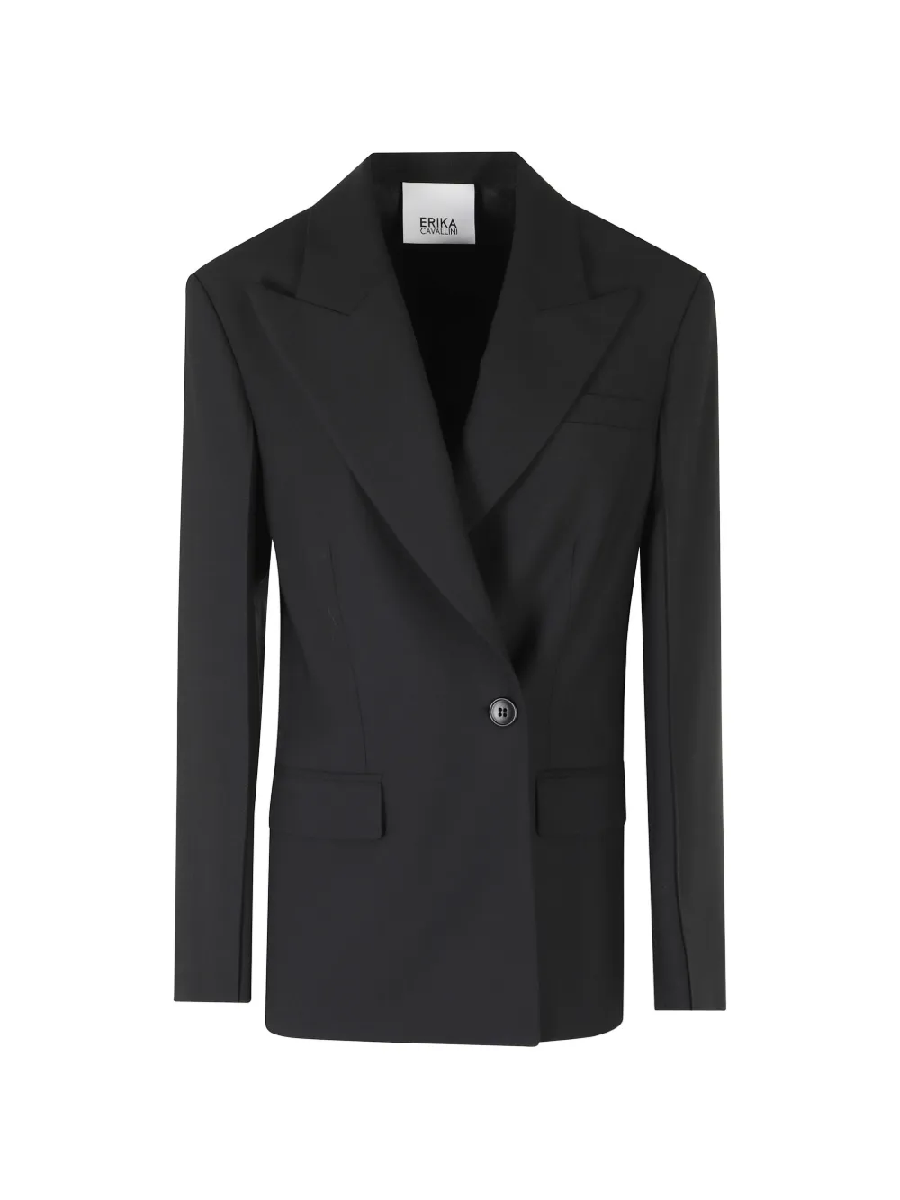 Erika Cavallini peak-lapels embellished-cuffs blazer
