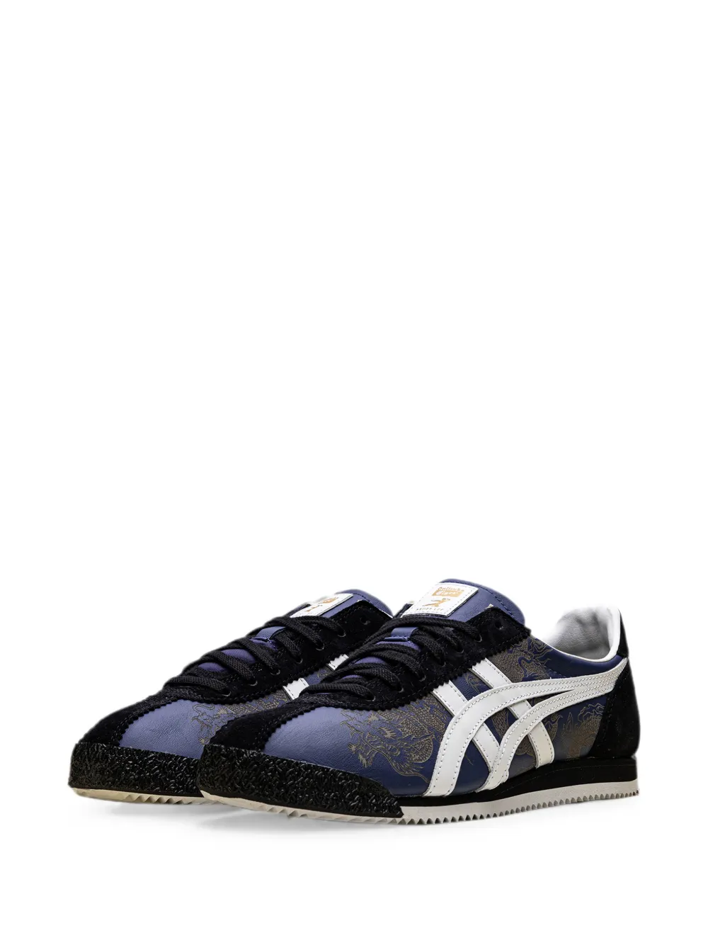 Onitsuka Tiger x BAIT x Bruce Lee Tiger Corsair dragon-print sneakers Blauw