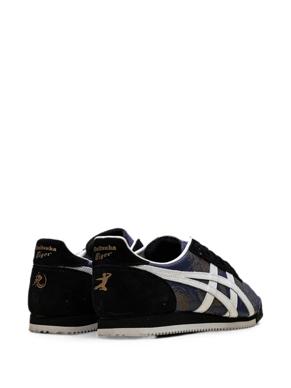 Onitsuka Tiger x BAIT x Bruce Lee Tiger Corsair dragon-print sneakers Blauw