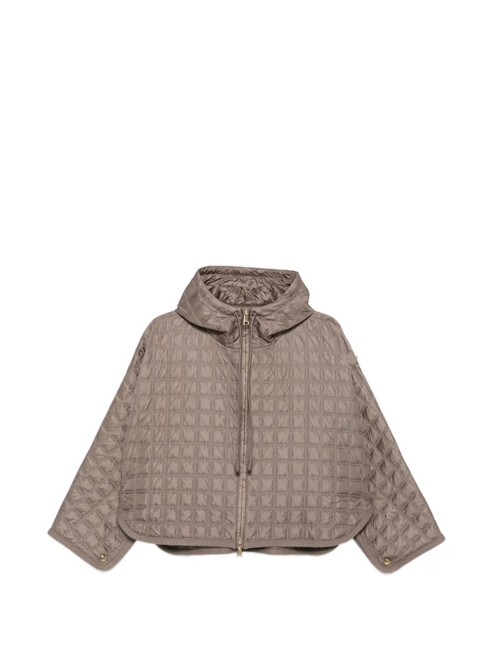 Moncler quilted hooded cape · OS