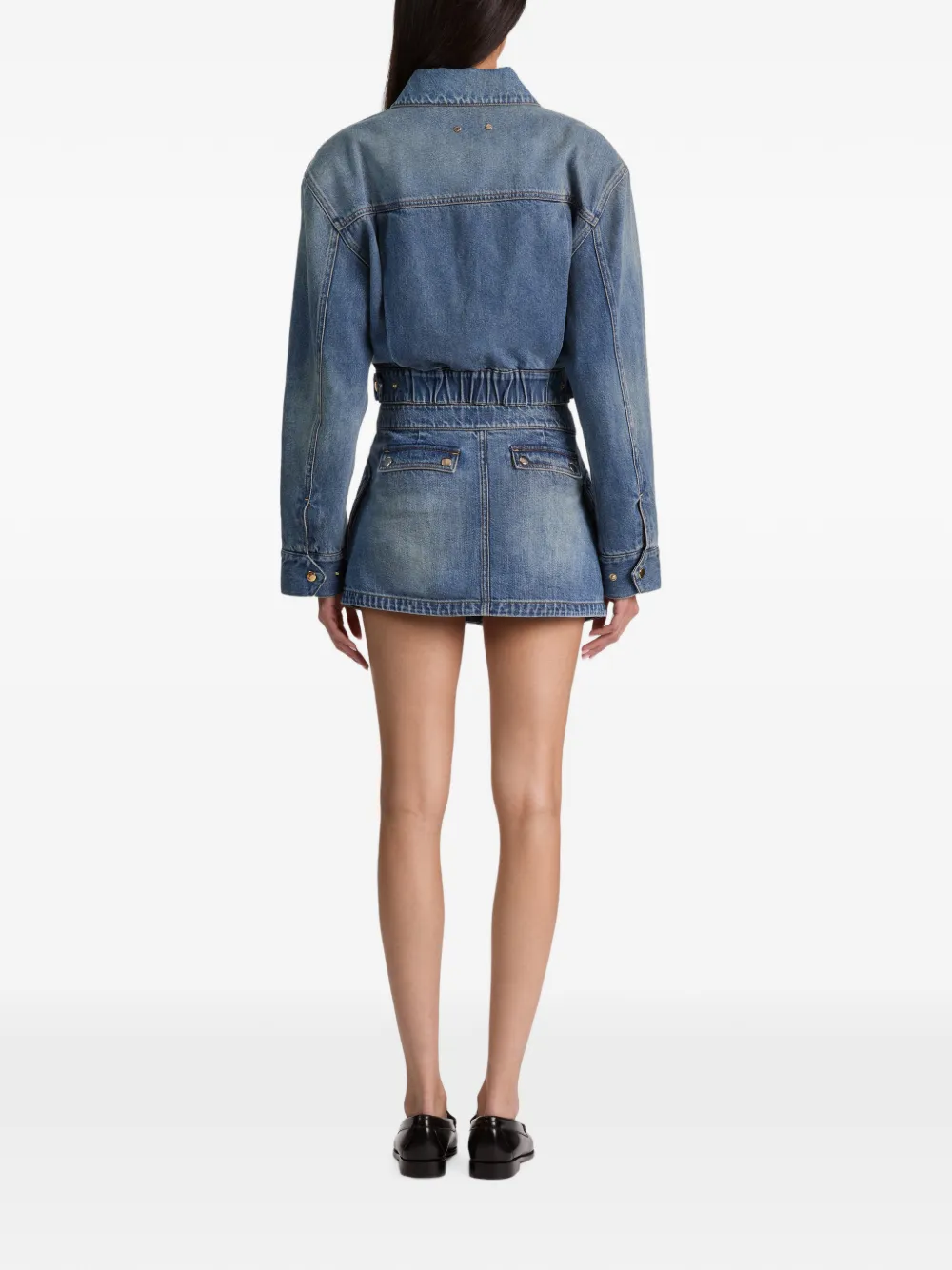 alice + olivia Brandy cargo mini-rok Blauw