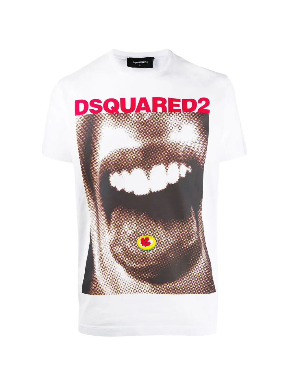 DSQUARED2 mouth-print T-shirt - Bianco