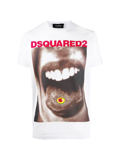 DSQUARED2 mouth-print T-shirt