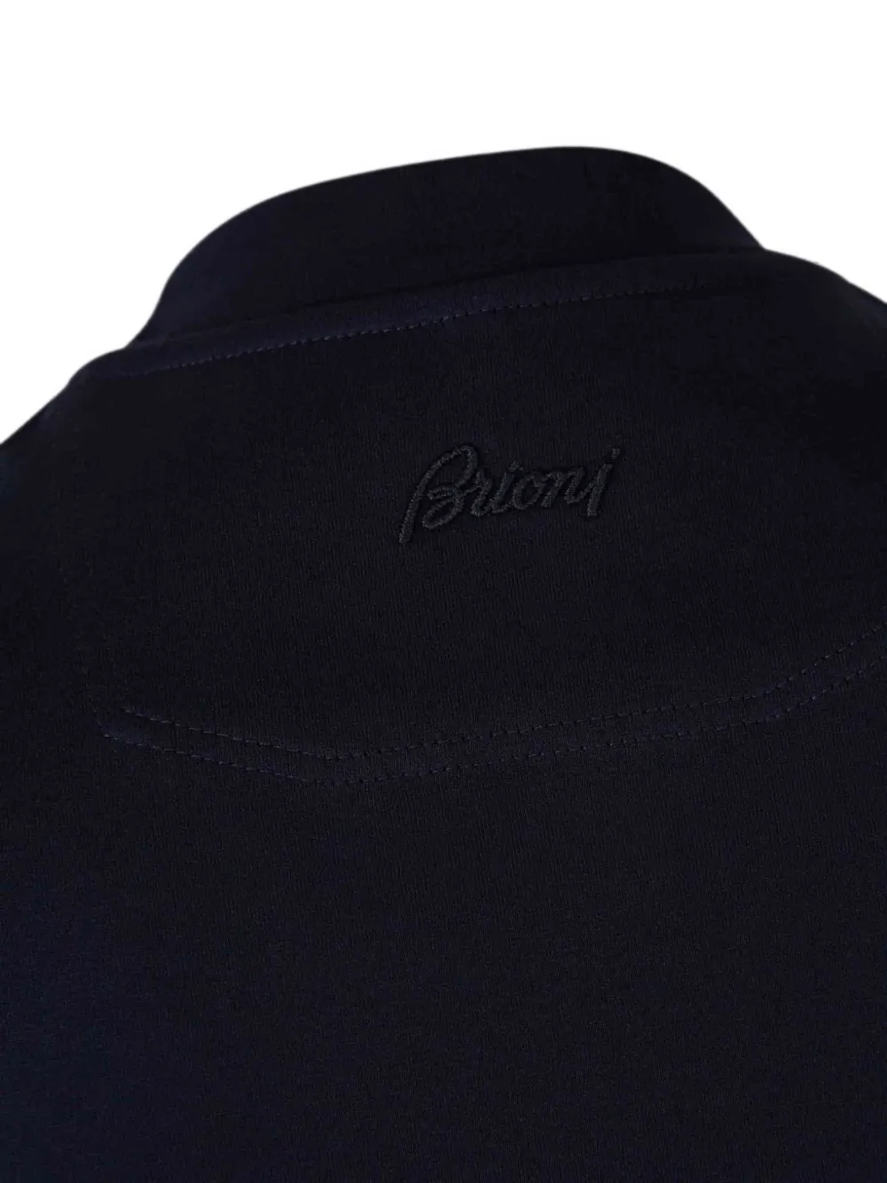 Brioni T-shirt met hoge hals Blauw