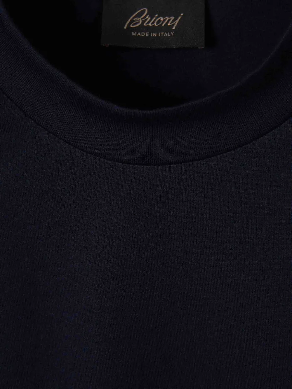 Brioni T-shirt met hoge hals Blauw