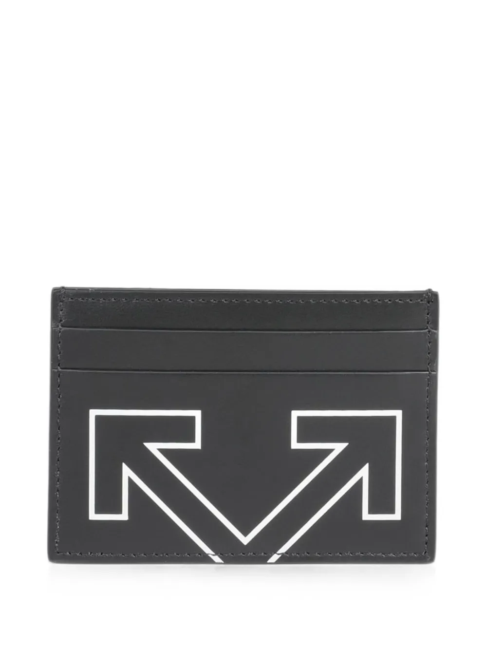Off-White Heritage logo-print card holder - Grigio